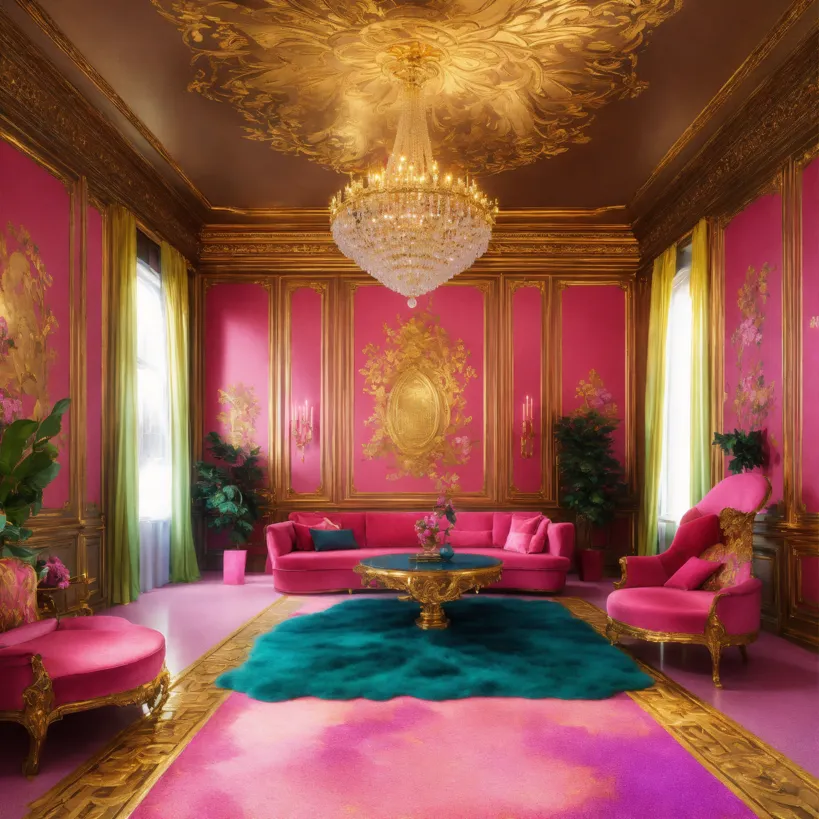 Pink Living Room ideas