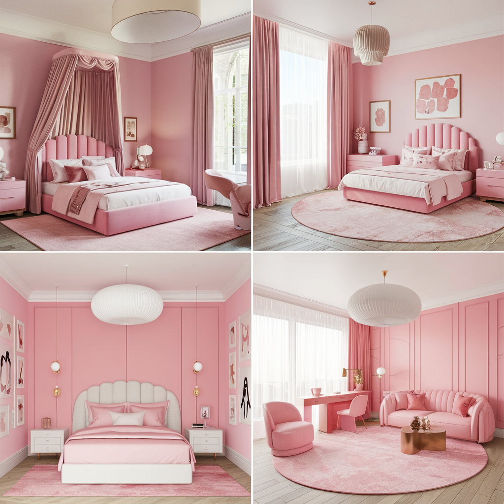 Pink Living Room ideas