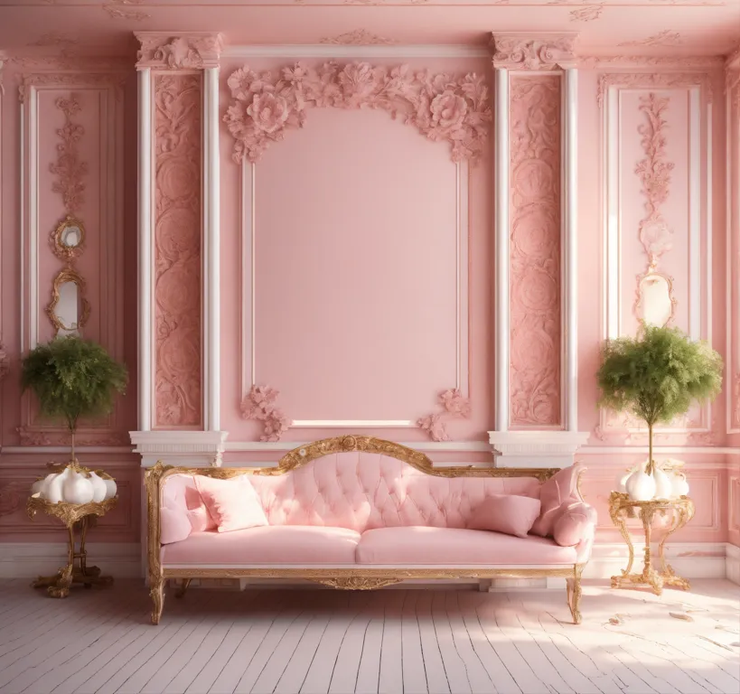 Pink Living Room ideas