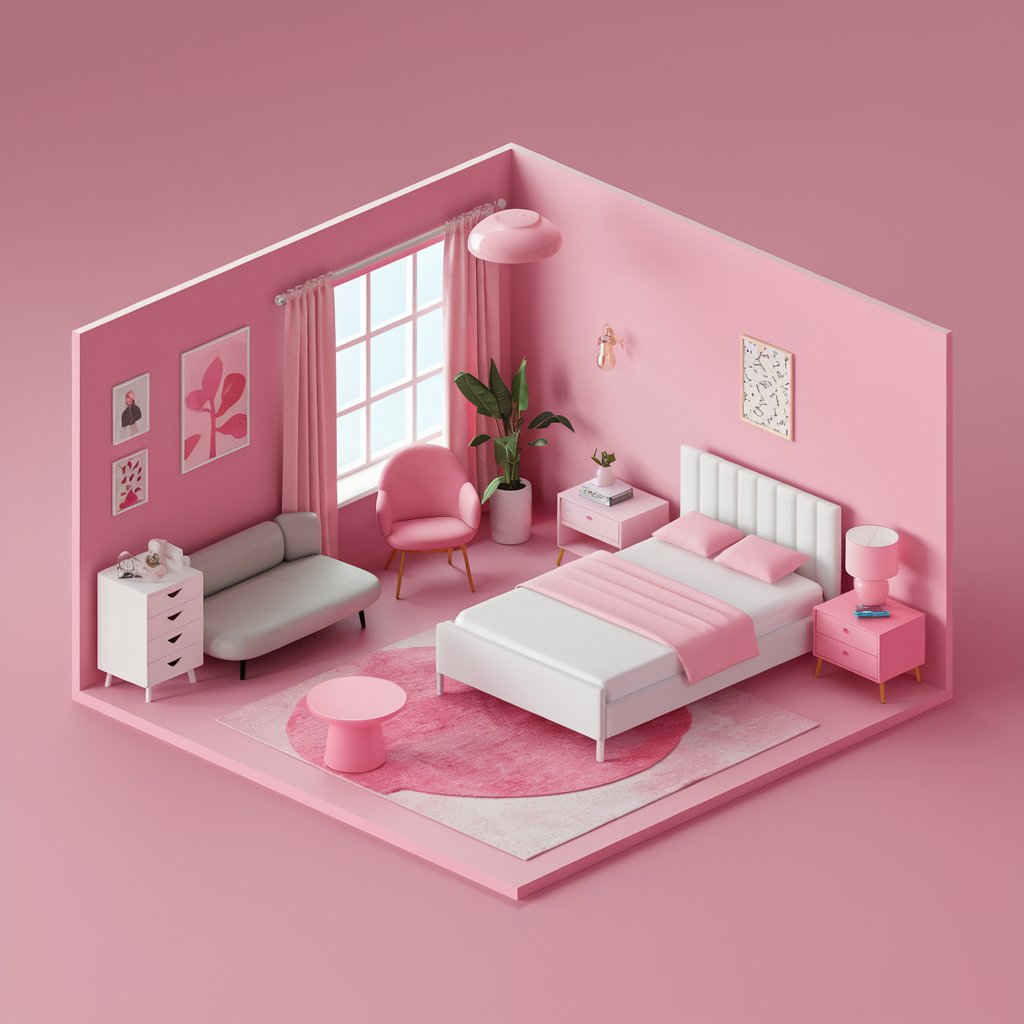Pink Living Room ideas