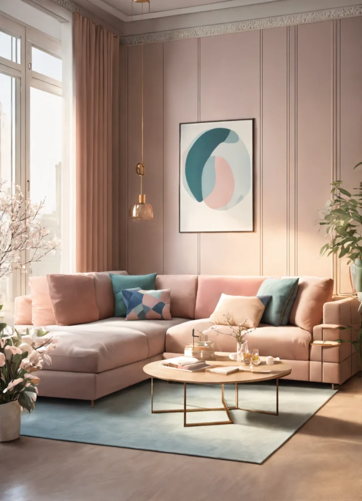 Pink Living Room ideas