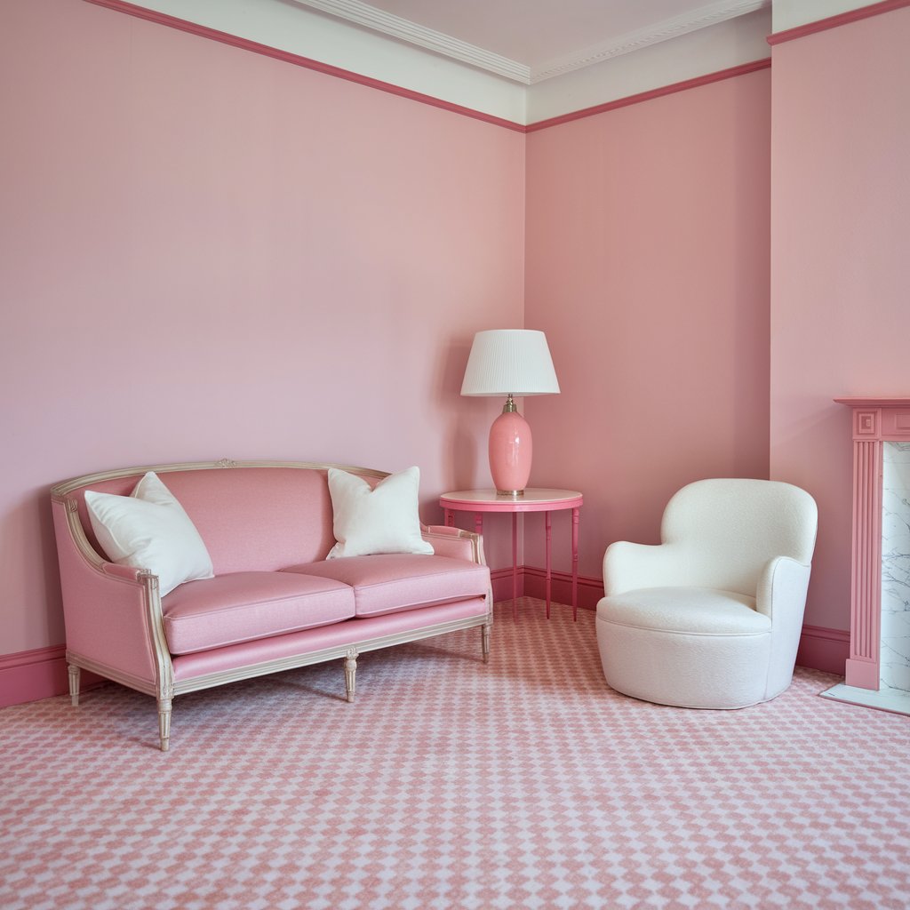 Pink Living Room ideas