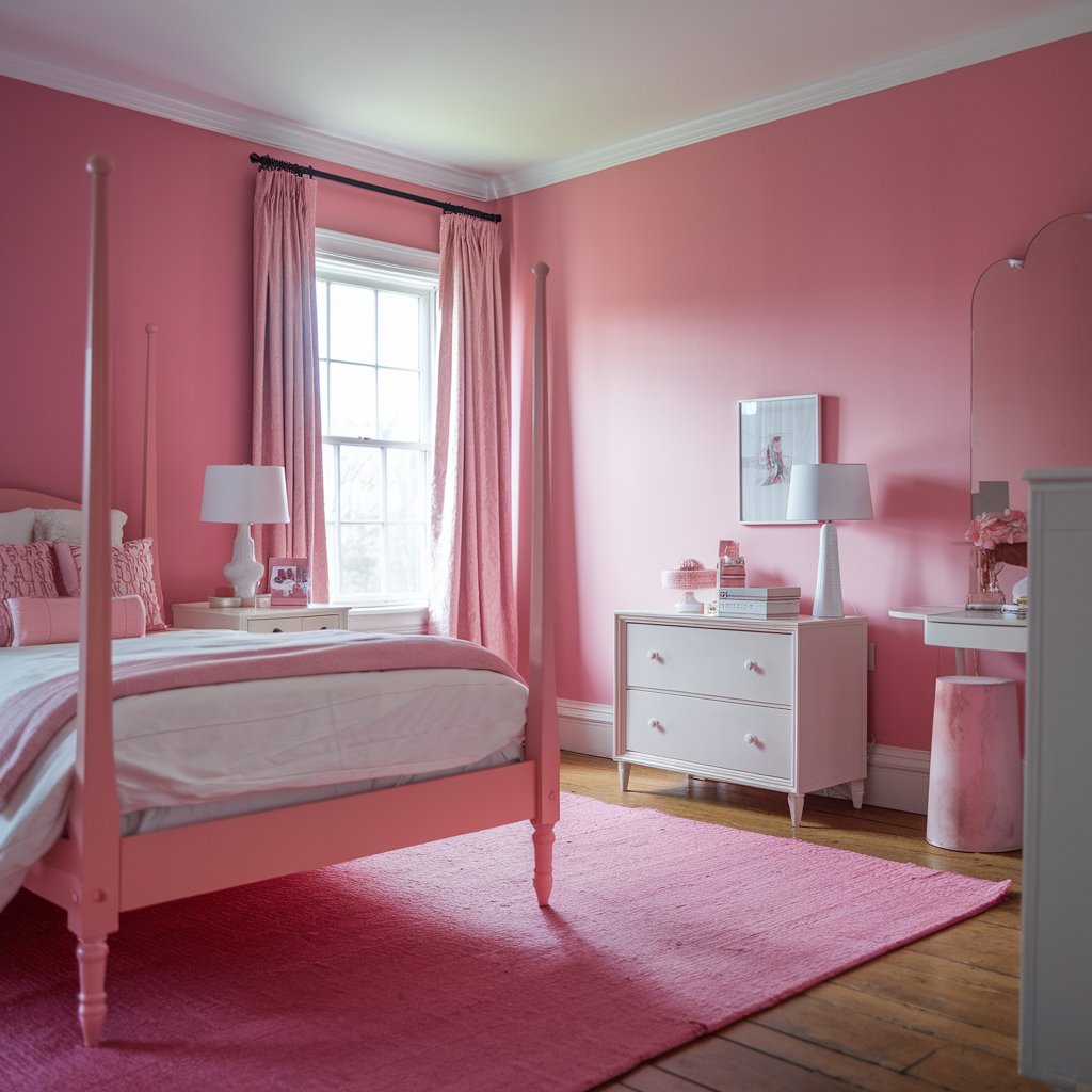 Pink Living Room ideas