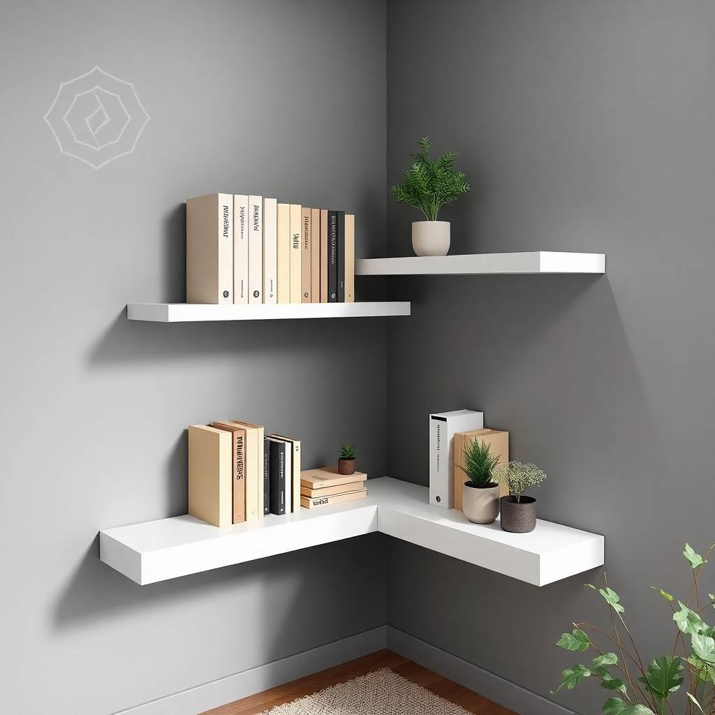 Corner Bookshelf Ideas