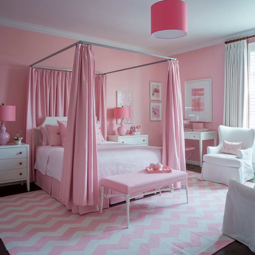 Pink Living Room ideas