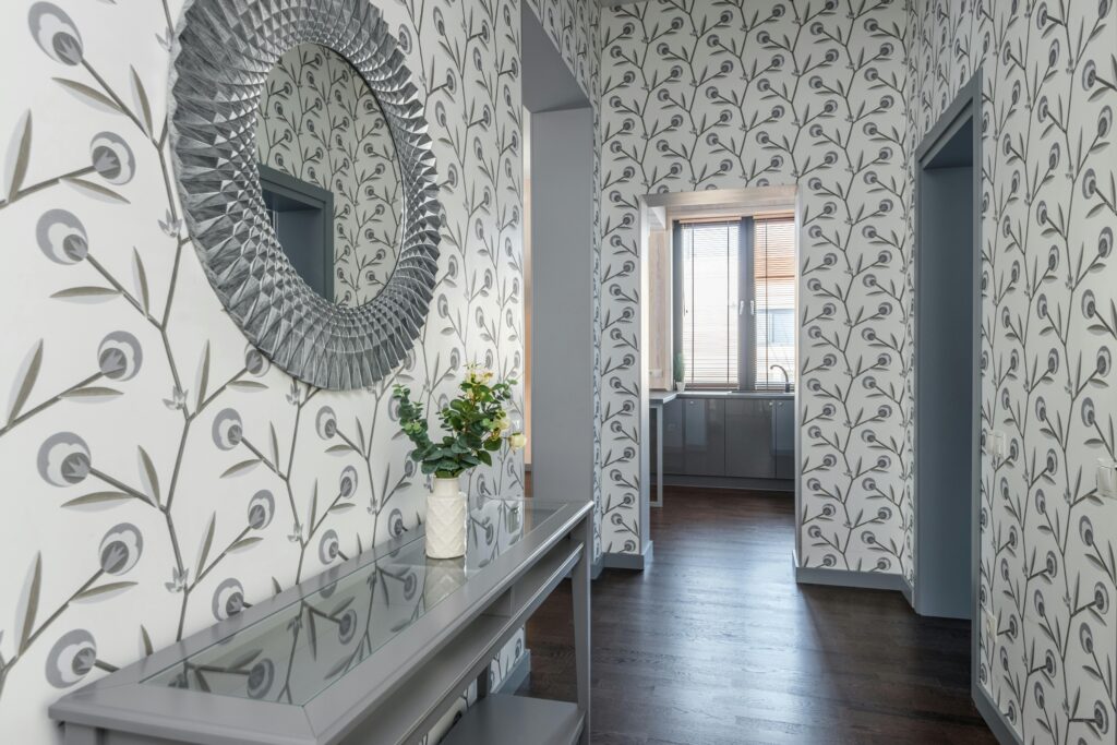 entryway table decor