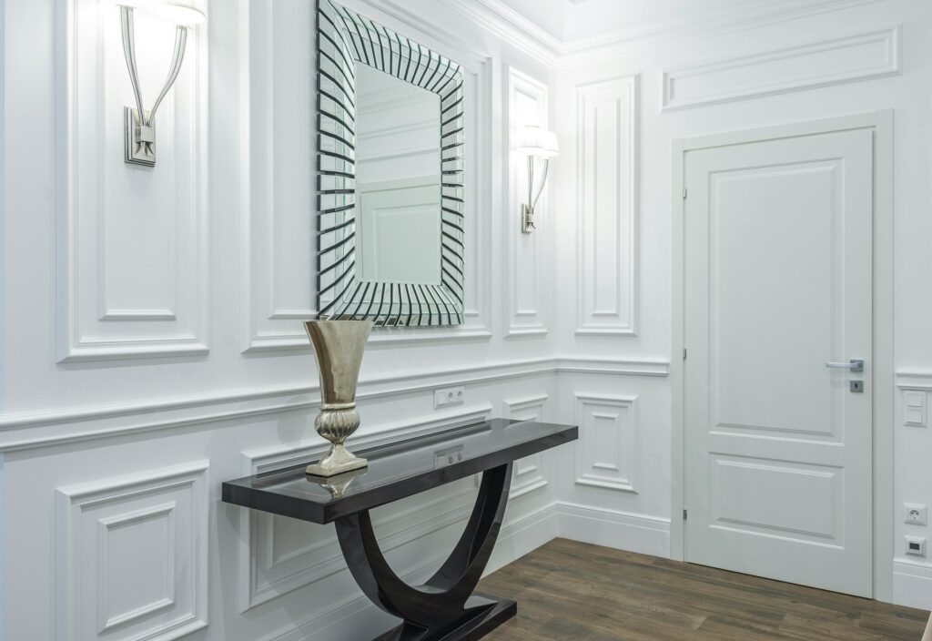 entryway table decor