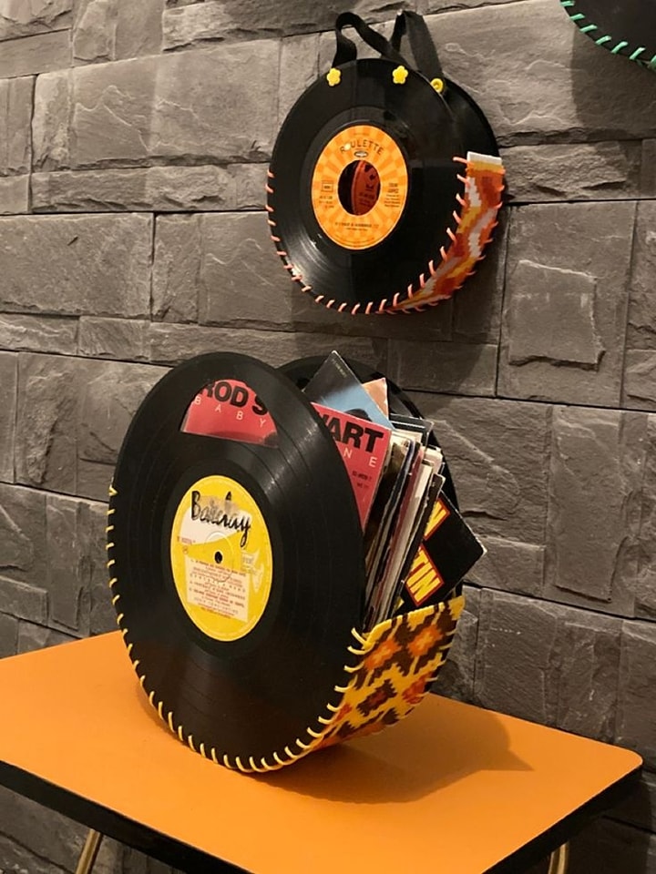 RECYCLE old cd's and disk decoration